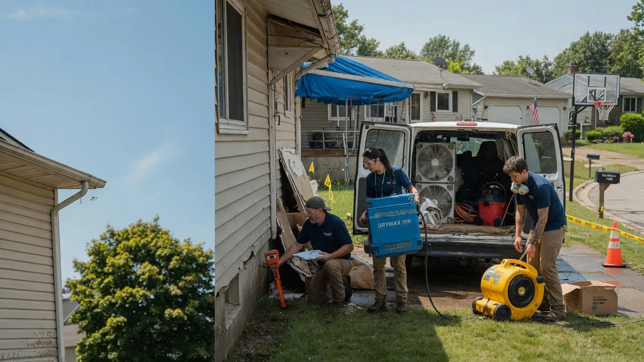 Ceiling Leak Cleanup in Whitehall, PA near me